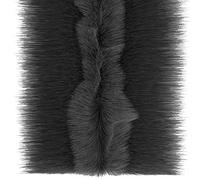 STORMGUARD 05AM055007MBL Multi Rolls Garage Door Brush Pile Draught Seal, Black, 7 m, Set of 2 Piece