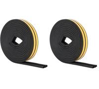 Stormguard 05SR034005MBL EPDM 'P' Profile Self-Adeshive Rubber Draught excluder 5M Black (Pack of 2)