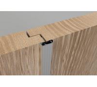 Stormguard 2 X 1000mm Double Door Seal 20mm - Aluminium Finish