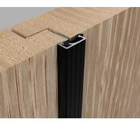 Stormguard 2 X 1000mm Double Door Seal 20mm - Black Finish