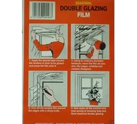 STORMGUARD 2 X DOUBLE GLAZING FILM DRAUGHT INSULATION KIT WINDOWS 6 SQM