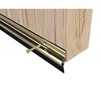 STORMGUARD 838MM Gold Rubber Bottom Of Door Draught Excluder Seal X 5