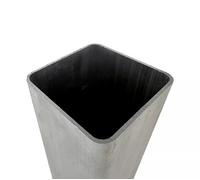 Stormguard Aluminium Box Section, 4x4 Inch Outside Diameter, Round Edge Profile, Durable Metal Tube for DIY, Framing & Construction Projects (50.0, Centimeters)