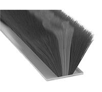 STORMGUARD Black 05SR750007MGR 7 m Garage Door Self-Adhesive Brush Pile Draught Seal, 7m