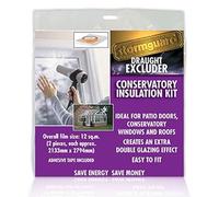 Stormguard Conservatory Secondary Double Glazing Film - 12 m² Shrink Fit Window Insulation, Draught & Heat Loss Barrier, Easy to Apply, Ideal for Conservatories & Single-Glazed Windows