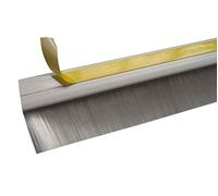 Stormguard Door Draught Excluder Bottom Brush Bar Self Adhesive Strip 25mm. 1 Metre (1, White)