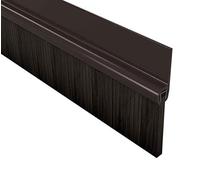 Stormguard Door Draught Excluder Bottom Brush Bar Self Adhesive Strip 25mm. 1 Metre (2, Brown)