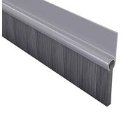 Stormguard Door Draught Excluder Bottom Brush Bar Self Adhesive Strip 25mm. 1 Metre (2, Grey)