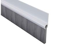 Stormguard Door Draught Excluder Bottom Brush Bar Self Adhesive Strip 25mm. 1 Metre (3, White)