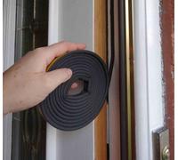 Stormguard Epdm Draught Proof "p" Profile 3-5mm Gaps 10M - Black, Pack Of 2