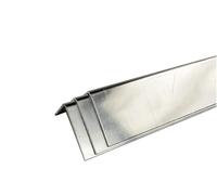 Stormguard Folded Aluminium Trim 2mm, Size 200x200mm, Premium Metal Edge Trim in Various Lengths, Ideal for DIY, Building & Interior Finishing Applications