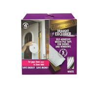 Stormguard Self Adhesive Brush Pile Insulation Tape 5M Long In White