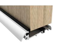 Stormguard Slimline Door Bottom Threshold Weather Seal 1M Long In Aluminium