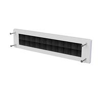 STORMGUARD White Letterbox Cover Draught Excluder with Brush