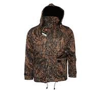 Stormkloth Delux Jacket - Silent, Breathable & Showerproof Fishing Hunting Shooting Stalking (L, Shadow Grass)
