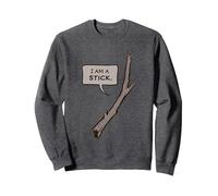 Stormlight Archive I Am A Stick Sweatshirt, Adult Unisex, Dark Heather Grey, X-Large