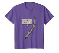 Stormlight Archive I Am A Stick T-Shirt, Youth, Purple Heather, Small