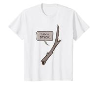 Stormlight Archive I Am A Stick T-Shirt, Youth, White, Small