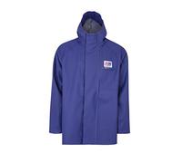 Stormline Stormtex 248B Waterproof Work Jacket - 550gsm Midweight PVC for Farming, Construction & Fishing - Durable, Oil-Resistant, Adjustable Cuffs, Storm Flap Zip - Blue (Small)