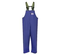 Stormline Stormtex 669B Midweight Waterproof PVC Bib and Brace for Farming, Commercial Fishing, Workwear, Angling - Blue (Large)