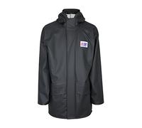Stormline Stormtex-Air 220G Waterproof Farming Jacket - Lightweight 340gsm PVC Workwear for Agriculture & Dairy - Elastic Cuffs, Hood, Zip Closure, Oil Resistant - Green (S)