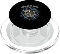 Storms Are My Compass Tornado Hunter Weather Explorer PopSockets PopGrip for MagSafe