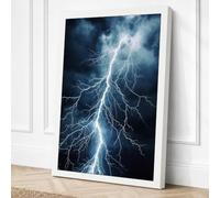 Storm's Fury Modern Canvas Wall Art Print 30x20 Inch (76 x 51 cm)