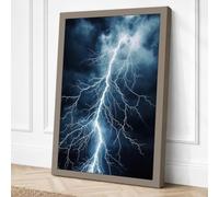 Storm's Fury Modern Canvas Wall Art Print 36x24 Inch (91 x 61 cm)