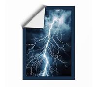 Storm's Fury Modern Unframed Wall Art Print A3 (42×29.7cm), Wall Decor for Living Room, Bedroom, Office & Home, Art Gift