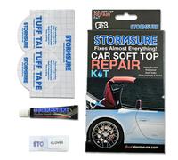 Stormsure Black Car Soft Top Repair Kit - Black
