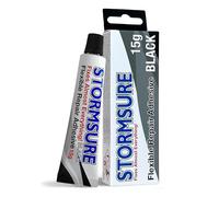 Stormsure Flexible Repair Adhesive (15g) Black - Waterproof, Flexible, Durable Sealant for Repairs