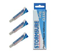 Stormsure Flexible Repair Adhesive: 3 x 5g Clear Glue - Highly Durable, Water...
