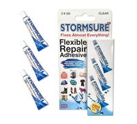 Stormsure Flexible Repair Adhesive: 3 x 5g Clear Glue - Strong, Waterproof Repairs for Inflatable Boat, Kayaks, Canoes, and PVC Repairs