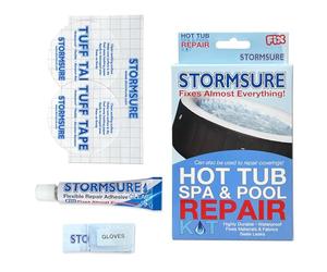 Stormsure Hot Tub, Spa and Pool Repair Kit - Effective Puncture and Leak Repair for Inflatable Hot Tubs, Spas, and Pools