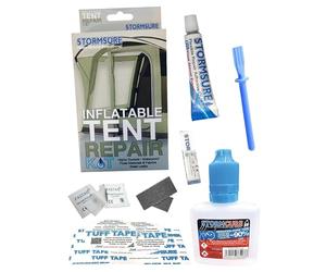 Stormsure Rapid Repair - Inflatable Tent Repair Kit + 30ml Stormcure - Quick Fixes for Holes, Tears, and Leaks: 10x Faster Cure Time