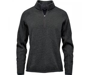 Stormtech FHP-1W Womens Avalante 1/4-Zip Fleece Black Heather M Colou M