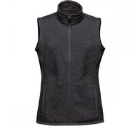 Stormtech FHV-1W Womens Avalante Fleece Vest Black Heather XL Colour: XL