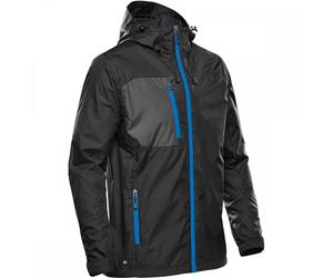 Stormtech GXJ-2 Mens Olympia Shell Black/Azure Blue M Colour: Black/Az M