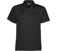 Stormtech Men's Eclipse H2x-Dry Pique Polo Shirt, Black, XXL