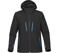 Stormtech Mens Patrol Softshell L Black/Electric Blue