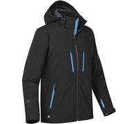 Stormtech Mens Patrol Softshell Jacket (M) (Black/Electric Blue)