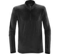 Stormtech Men's Pulse Fleece Pullover Black/Carbon, Black/Electric Blue Jacket