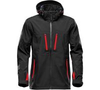 Stormtech Mens Soft Shell Jacket / 3XL Black/Bright Red PC4609