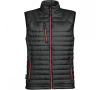 Stormtech PFV-2 Gravity Thermal Vest Black/True Red XL Colour: Black/T XL