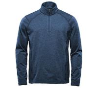 Stormtech Mens Pure Earth Treeline Performance 1/4 Zip Pullover S Black Heather