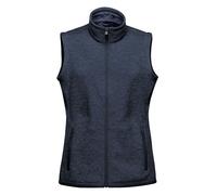 Stormtech Women's Avalante Knitted Heather Full Zip Gilet in Navy | Size: 2XL Stormtech Navy 2XL