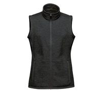 Stormtech Women's Avalante Knitted Heather Full Zip Gilet in Black | Size: 2XL Stormtech Black 2XL