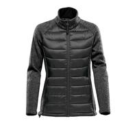 Stormtech Womens/Ladies Narvik Hybrid Soft Shell Jacket / XL Black/Dolphin/Heath