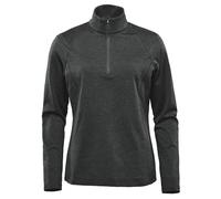 Stormtech Women's 1/4 Zip Fleece Pure Earth Treeline Performance S Black Heath