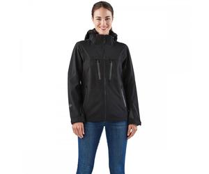 Stormtech XB-3W Womens Patrol Technical Softshell Jacket Black/Carbon M